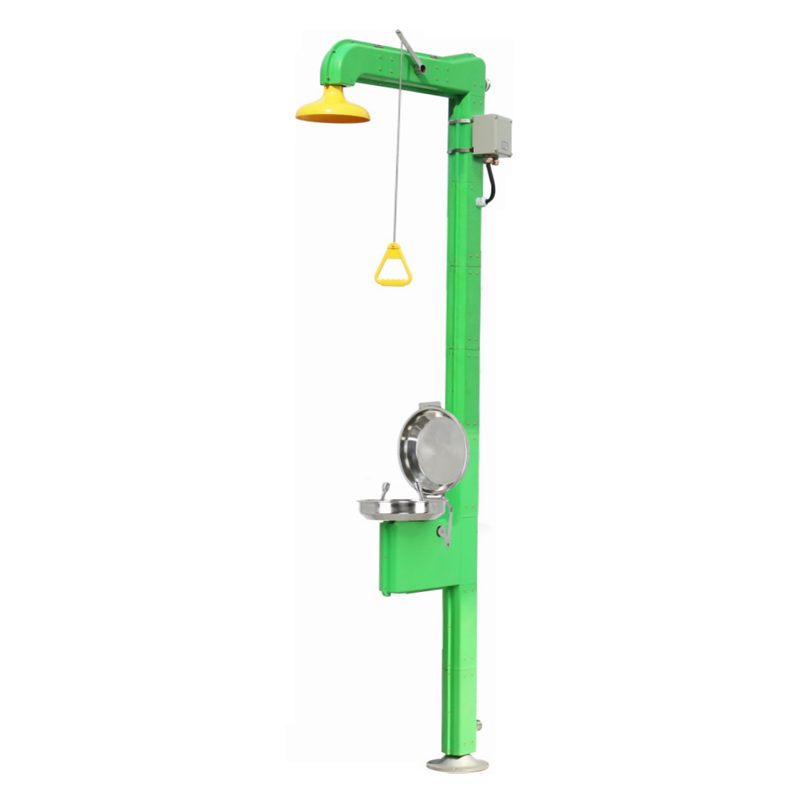 補天BTF92不銹鋼聯(lián)動翻蓋防爆電伴熱復(fù)合式洗眼器