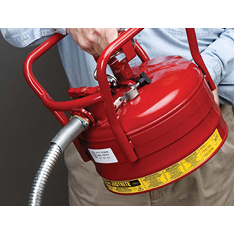 Justrite杰斯瑞特7325130 D.O.T.II型Accuflow鋼制安全罐2.5加侖