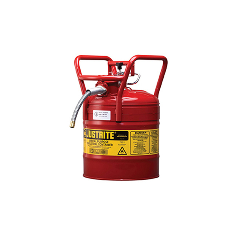 Justrite杰斯瑞特7350110 D.O.T.II型Accuflow鋼制安全罐5加侖