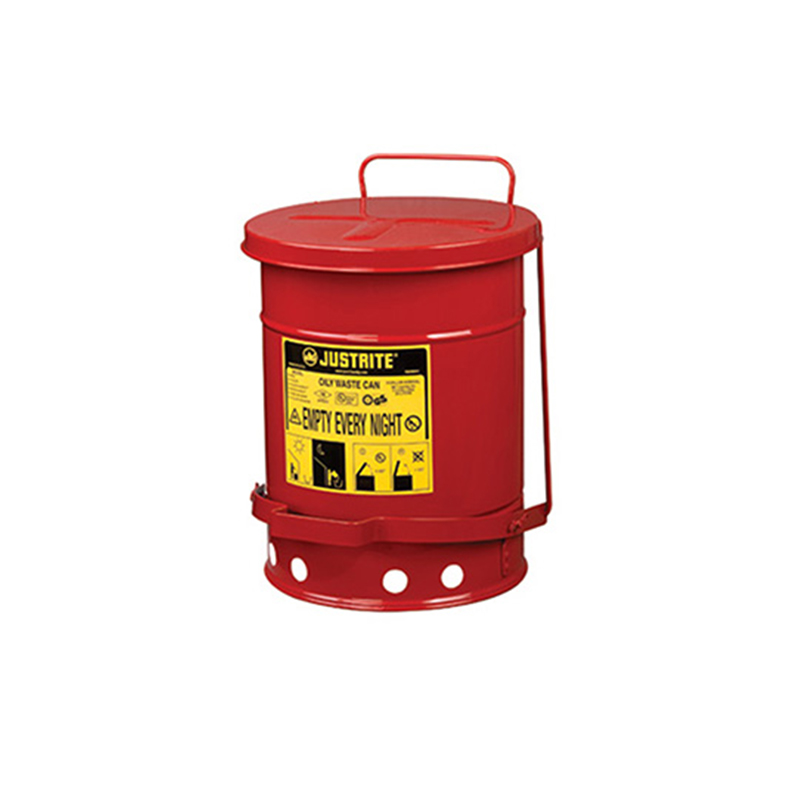 Justrite杰斯瑞特09100油漬廢品罐6加侖