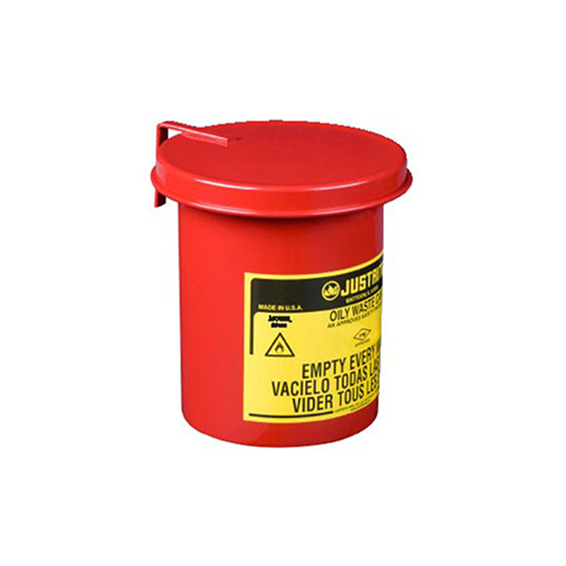 Justrite杰斯瑞特09410臺式油漬廢品罐0.45加侖