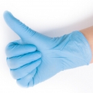 麥迪康1191C藍(lán)色無(wú)粉一次性丁腈手套M