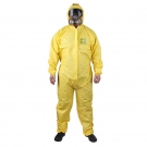 微護(hù)佳MG2300黃色標(biāo)準(zhǔn)型有帽連體防護(hù)服YY23-B-99-111-04