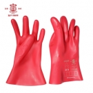 安全牌防觸電乳膠短款00級(jí)絕緣手套