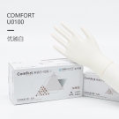 友利格舒適COMFORT U0100一次性無粉優(yōu)等加厚乳膠檢查手套