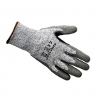 恒輝QPE352虎口加強(qiáng)PU涂層5級(jí)防割手套