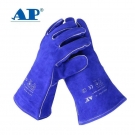 友盟AP-0160藍(lán)色牛二層皮電焊手套