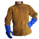 友盟AP-8130金棕色全皮焊工服上衣