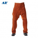 友盟AP-6042咖啡色耐磨隔熱防火焊工服褲子