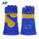 友盟AP-1166彩藍(lán)色牛二層皮電焊手套 友盟AP-1166彩藍(lán)色牛二層皮電焊手套