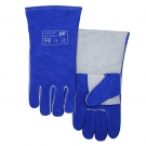 友盟AP-2601彩藍(lán)色牛二層皮電焊手套