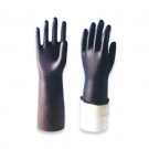 雪蓮22131BL氯丁橡膠絨里直邊袖口鉆石紋防護(hù)手套