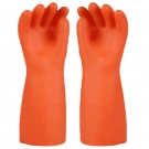 雪蓮00級(jí)500V橙色天然乳膠絕緣工業(yè)手套