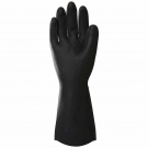 雪蓮24031黑色鉆石紋直邊丁基手套