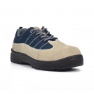 百集962-6卡其色反毛牛皮防滑多功能安全鞋