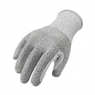 思衛(wèi)爾L355麻灰色13針牛皮掌貼HPPE玻璃纖維防割手套
