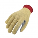 思衛(wèi)爾L106黃色10針芳綸貼牛皮掌面阻燃防割手套