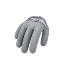 思衛(wèi)爾F360麻灰色半掌型13針乳膠涂層HPPE防水防扎釣魚手套