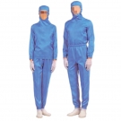 嘉柏利通F-1116海藍(lán)色套頭式分體潔凈服 嘉柏利通F-1116海藍(lán)色套頭式分體潔凈服