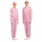 嘉柏利通F-2113粉色立領(lǐng)拉鏈式分體潔凈服