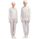 嘉柏利通F-2211白色翻領(lǐng)拉鏈式分體潔凈服