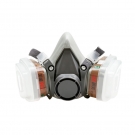 朝美6200A+P2001頭戴式雙濾盒半面罩防毒面具 朝美6200A+P2001頭戴式雙濾盒半面罩防毒面具