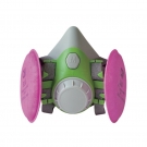 朝美7506A+B100頭戴式硅膠雙濾棉半面罩防毒面具 朝美7506A+B100頭戴式硅膠雙濾棉半面罩防毒面具