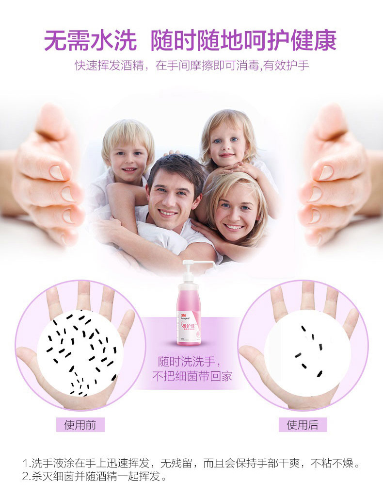 3M愛護佳9250S免洗手消毒液圖片5