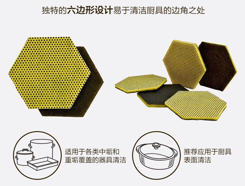 3M思高96HEX-S雙功能百潔布圖片6