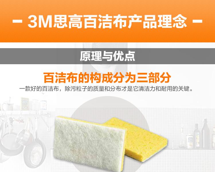 3M思高63木漿海綿百潔布圖片11