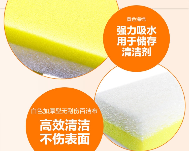 3M思高6301無(wú)刮傷海綿百潔布圖片5