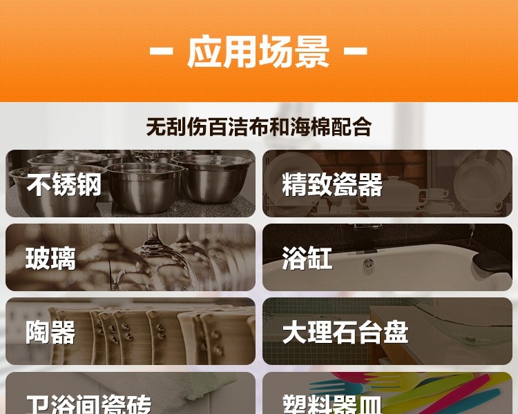 3M思高6301無(wú)刮傷海綿百潔布圖片8