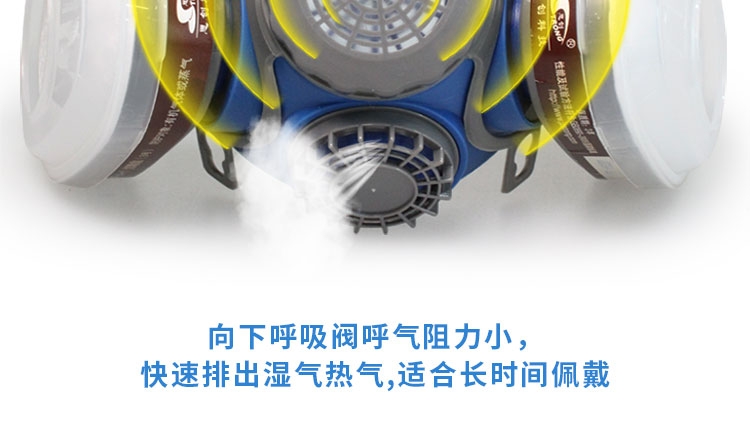 思創(chuàng)ST-M60G-3硅膠半面罩防毒面具圖片8