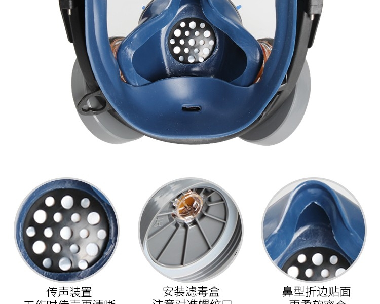 思創(chuàng)ST-S100X-3橡膠全面罩防毒面具圖片6