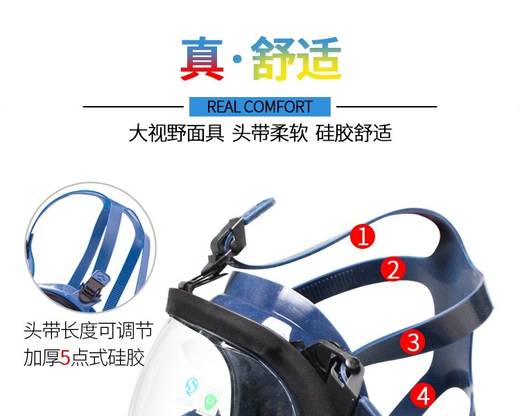 思創(chuàng)ST-S100X-3橡膠全面罩防毒面具圖片9