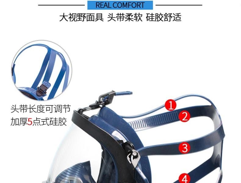 思創(chuàng)ST-S100-1硅膠球面防毒面具圖片8