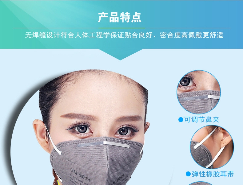 3M9072KN90有機(jī)蒸氣防毒口罩圖片5