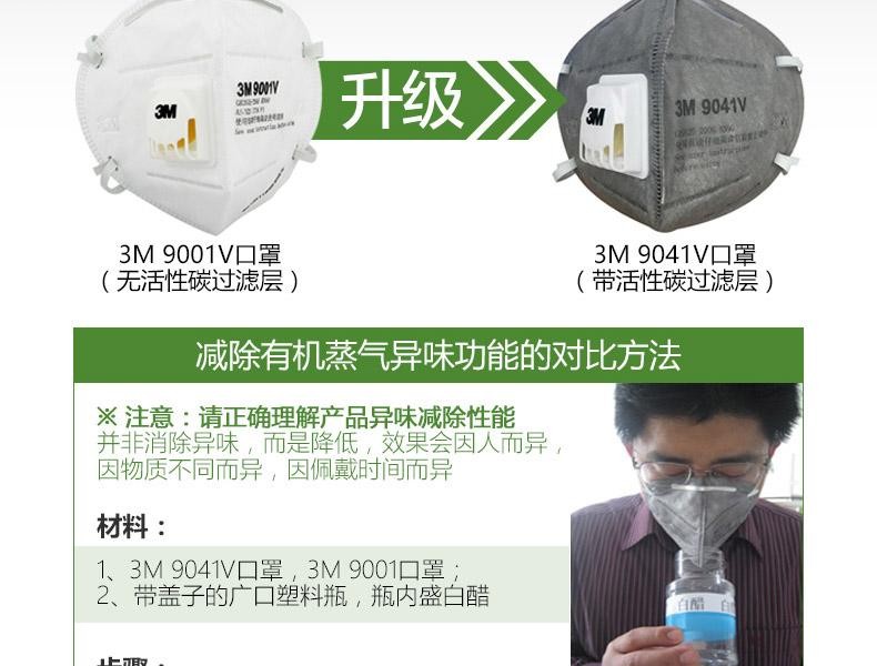 3M9041V KN90防有機蒸氣異味口罩圖片7