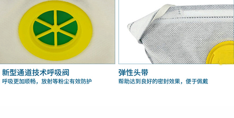 代爾塔104104活性炭防護(hù)口罩圖片5