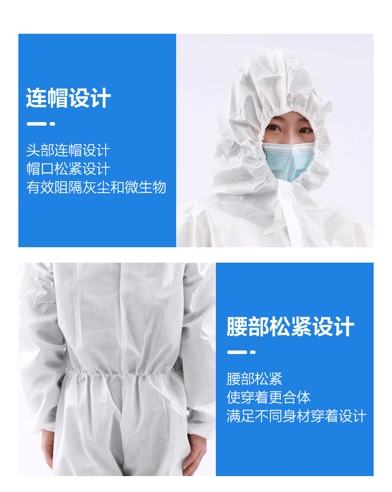 可孚連體一次性醫(yī)用隔離衣圖片9