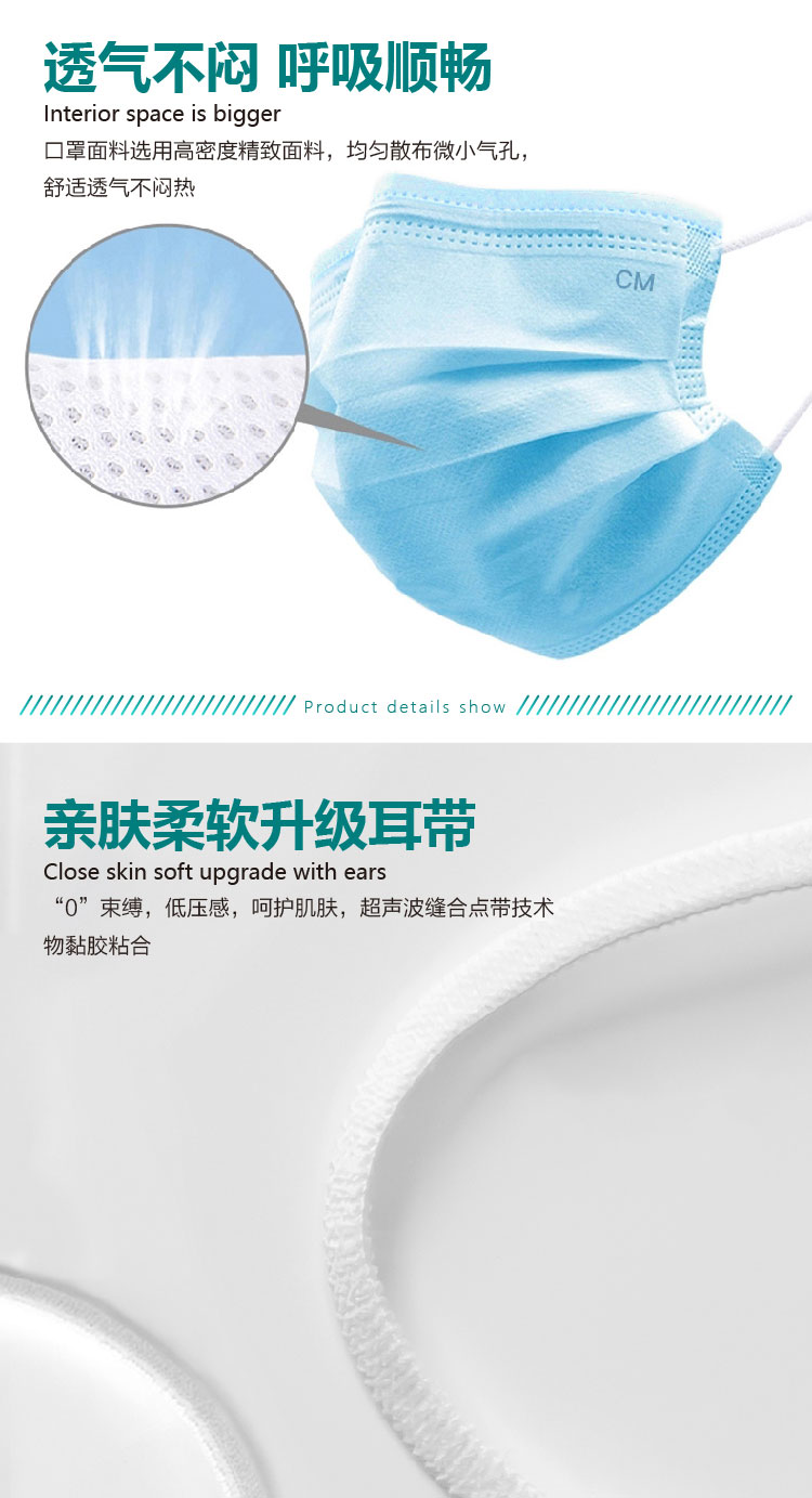 朝美9527醫(yī)用普通口罩 F-Y2-B圖片4