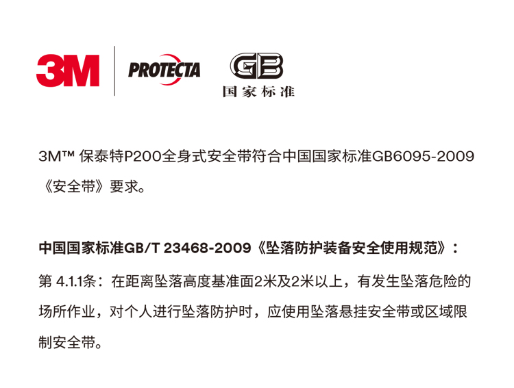 3M1161730保泰特P200五點(diǎn)式全身式安全帶圖片12