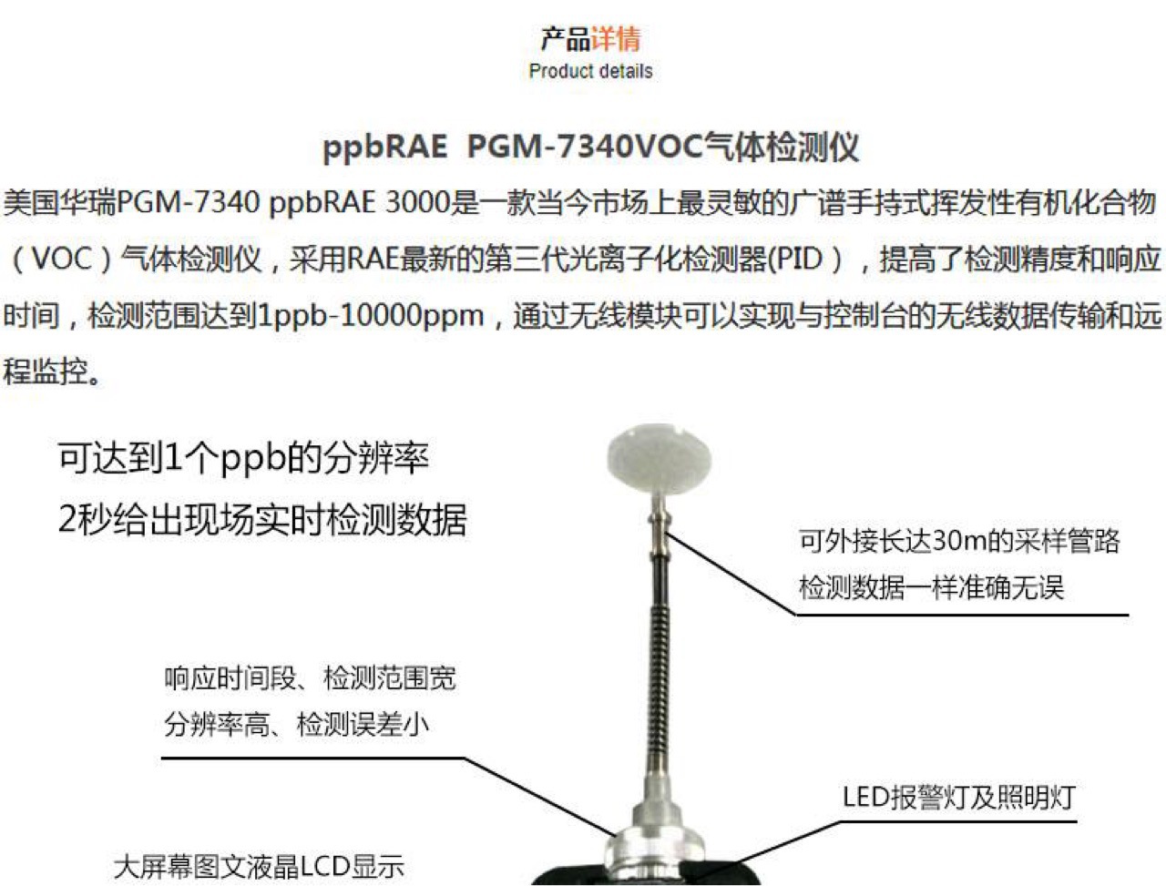 霍尼韋爾PGM-7340揮發(fā)性有機(jī)物VOC檢測(cè)儀圖片1