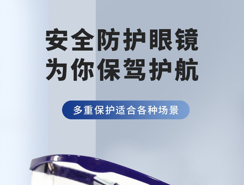 Honeywell霍尼韋爾100200 S200A加強(qiáng)防刮擦藍(lán)架防護(hù)眼鏡圖片1