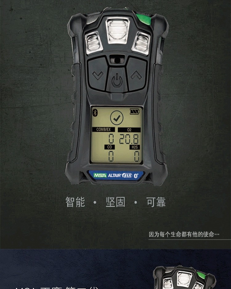 梅思安10202007天鷹4XR智能便攜式氣體檢測(cè)儀圖片2