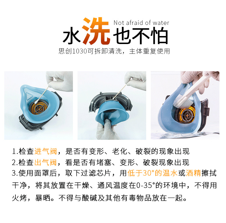 思創(chuàng)ST-1020A硅膠防塵面具圖8