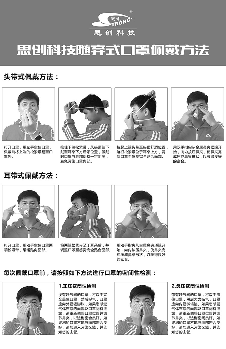 思創(chuàng)ST-AC9502Z KN95頭帶式防塵口罩圖8