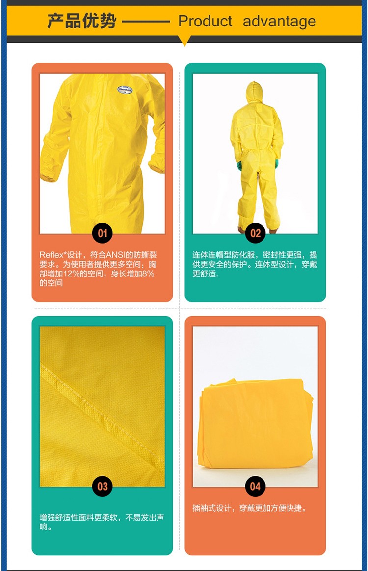 金佰利9813A70化學(xué)防護(hù)服圖1