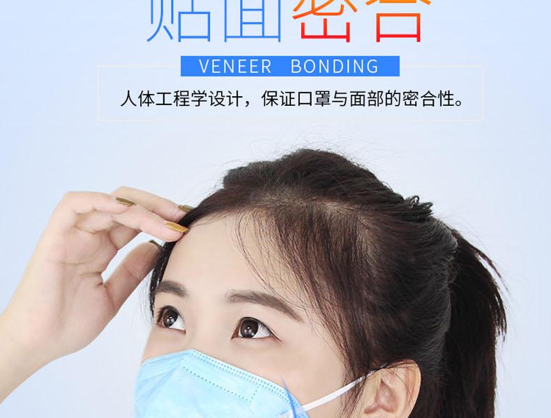 冠樺M-8860V(藍(lán)色)帶閥防塵口罩圖10