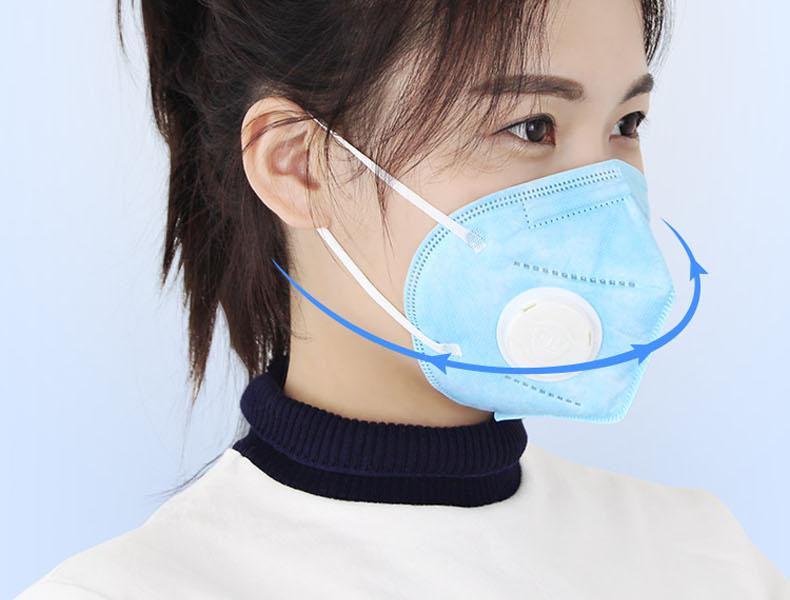 冠樺M-8860V(藍(lán)色)帶閥防塵口罩圖7